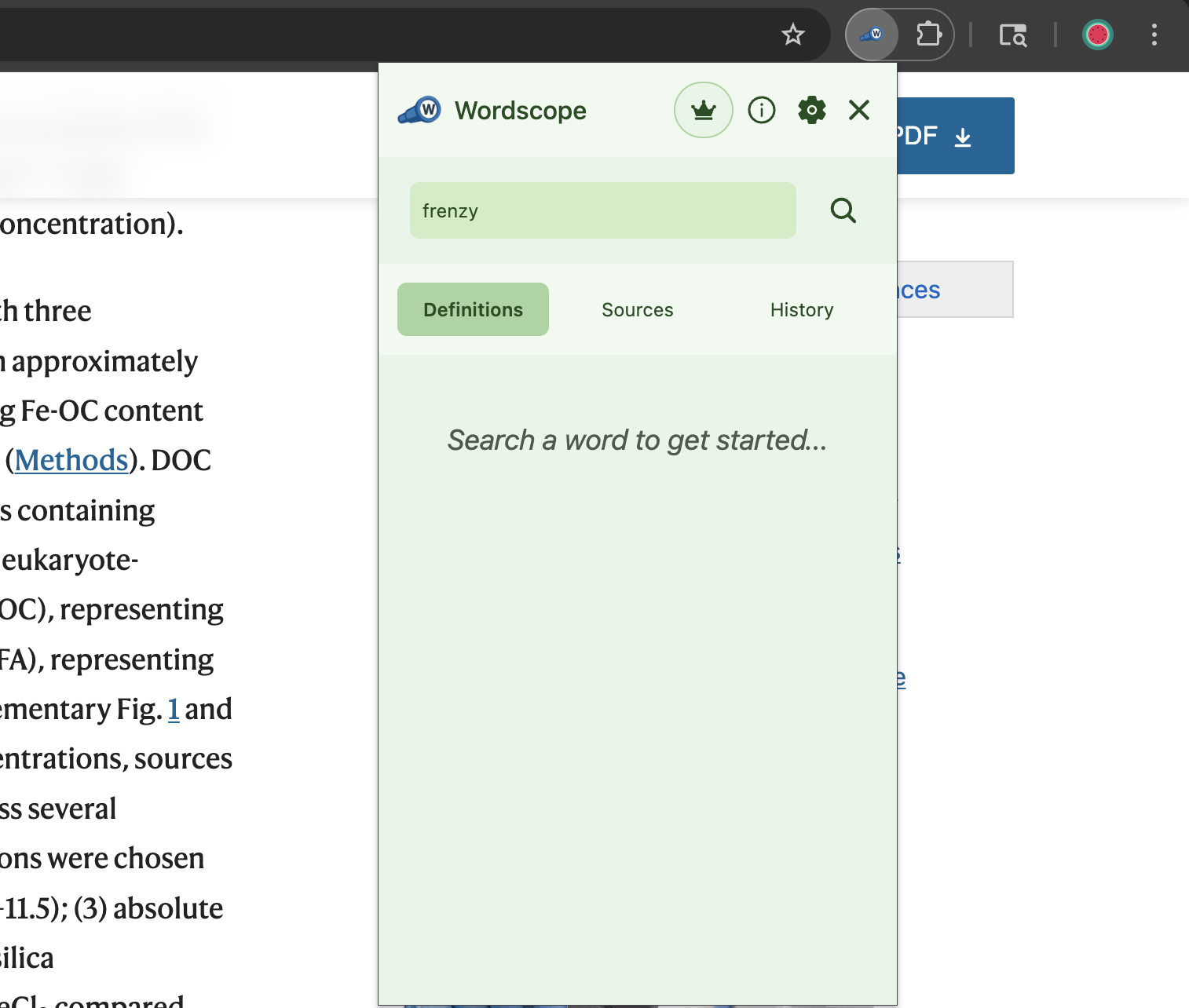 Instant Definitions Demo 6